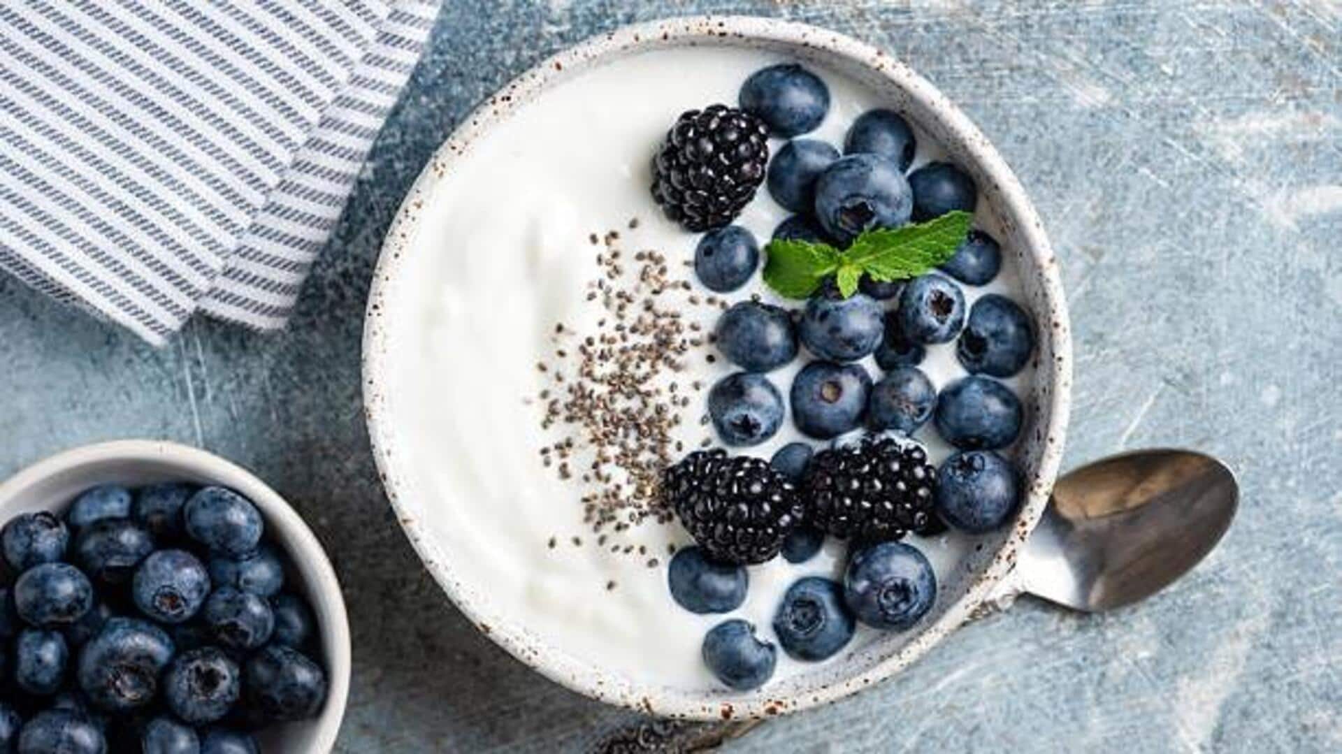 Quick fix: Greek yogurt with chia seeds
