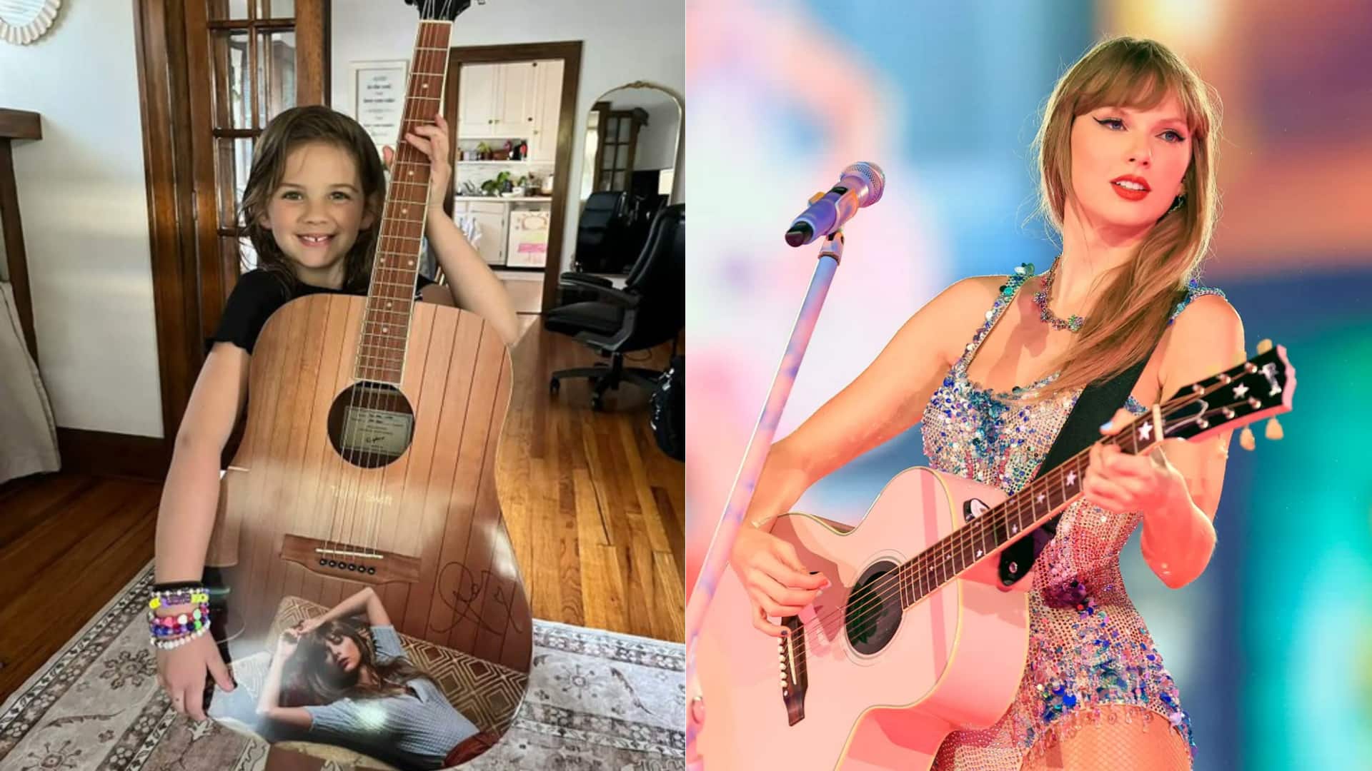 Taylor Swift surprises fan who requested song via paper airplane
