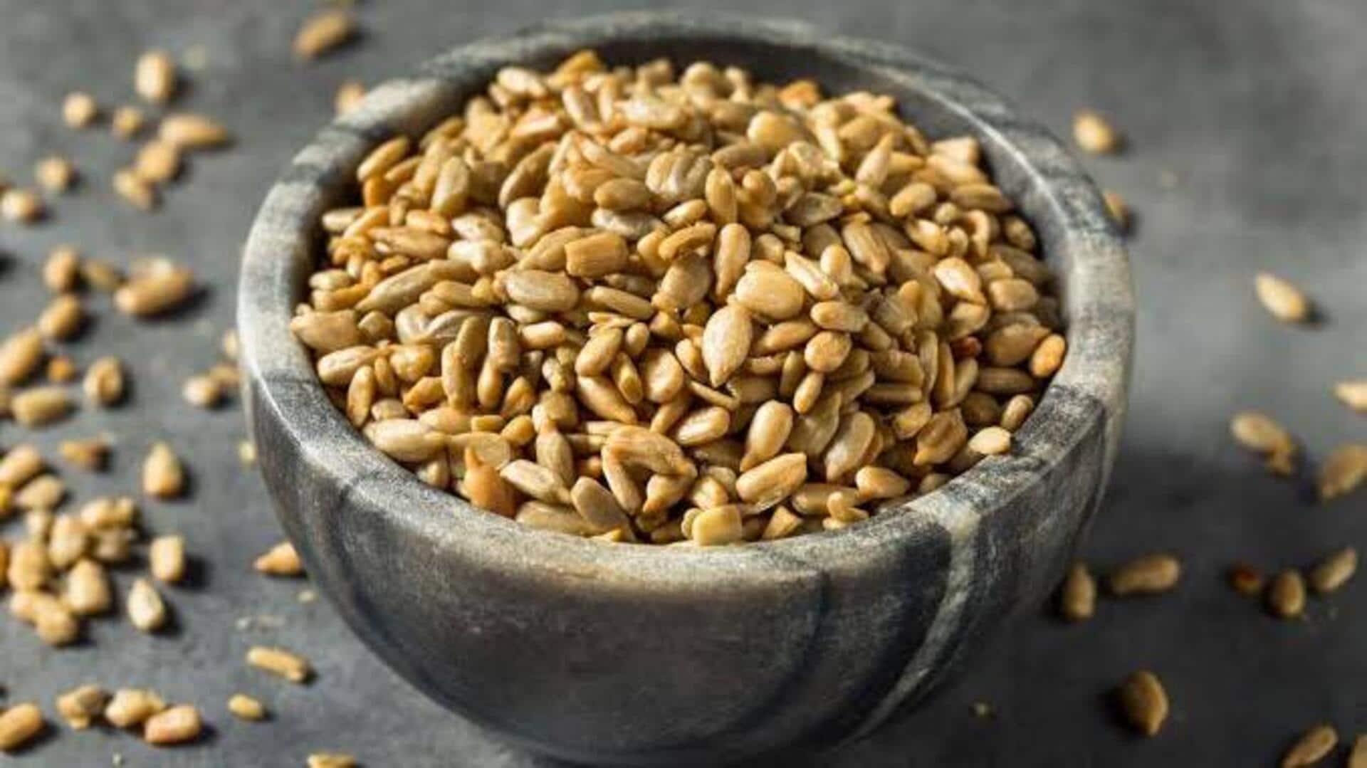 Try these dishes with toasted sunflower seeds