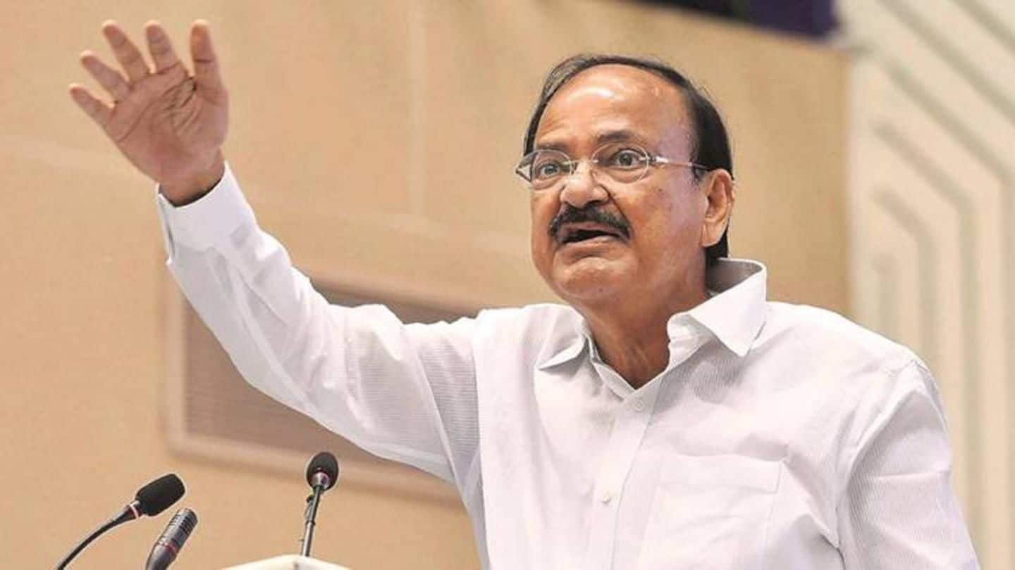 Entire world's economy is slowing down, India's is growing: Naidu