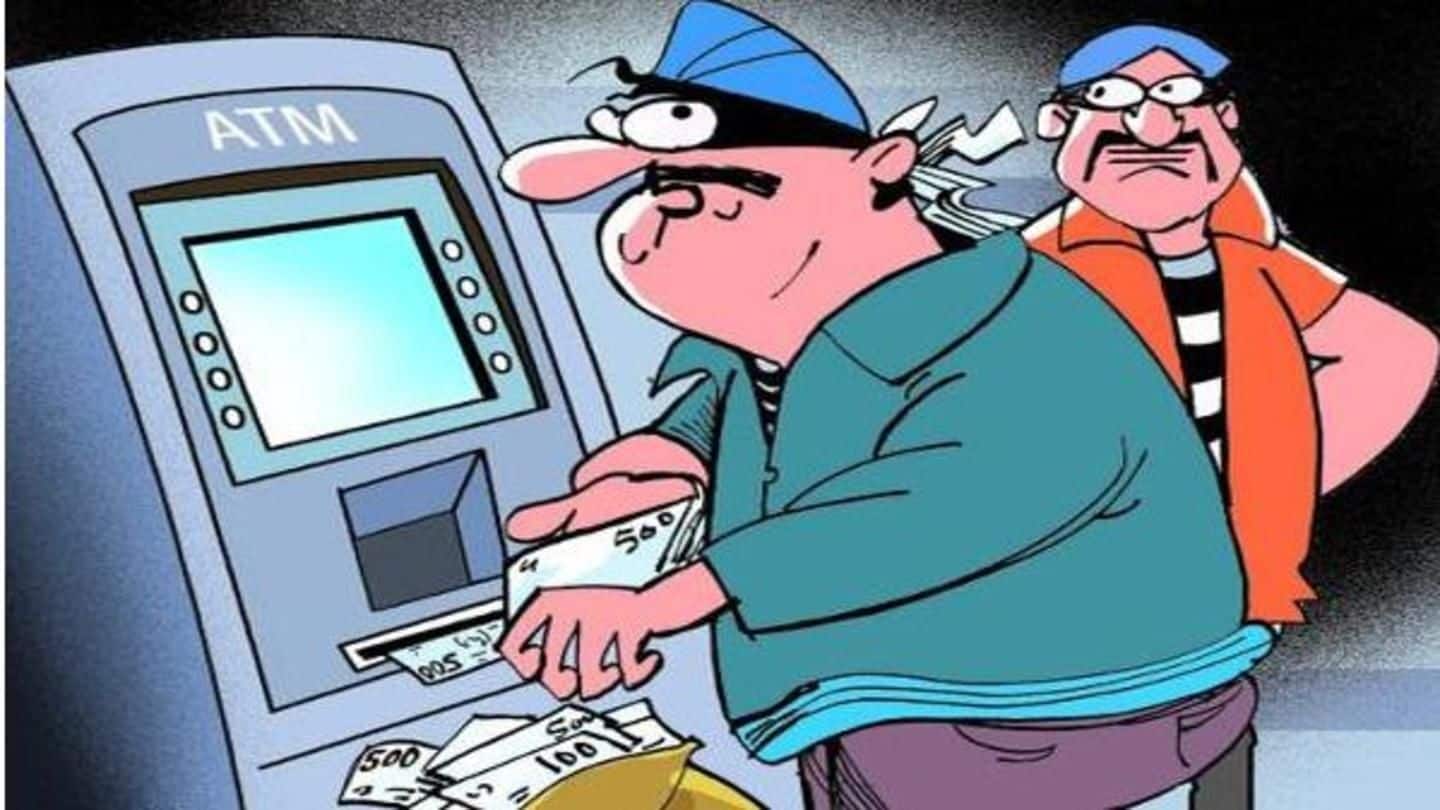 Haryana: Rs. 8.95 lakh cash looted from ATM in Hisar