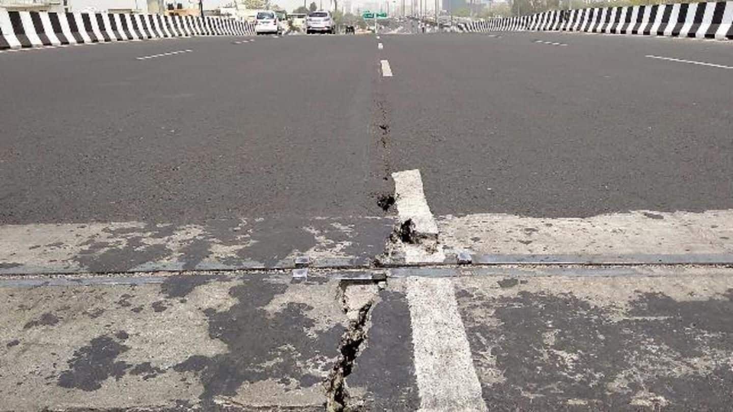 Cracks on flyover in Thane; closed for vehicular traffic