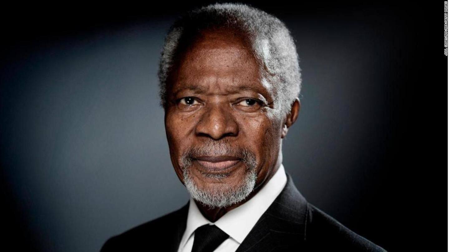 PM Modi expresses profound sorrow at Kofi Annan's death