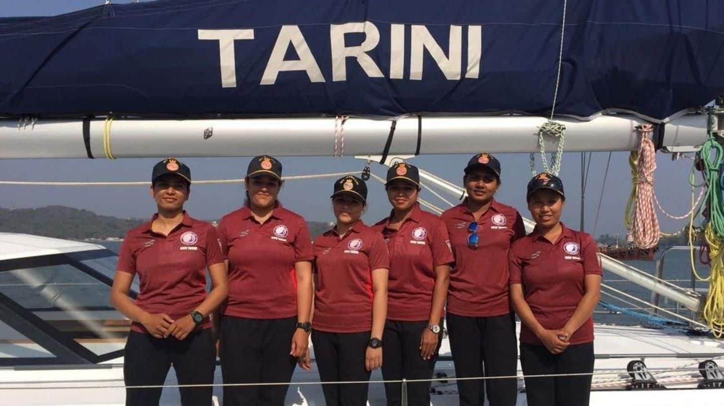 Navy's all-women crew to reach Goa after sailing around globe