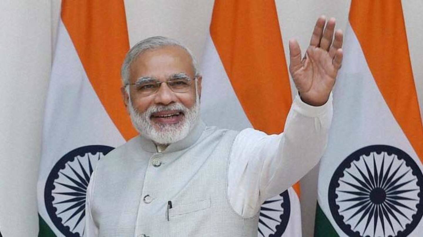 PM reaches Jaipur to address welfare scheme beneficiaries