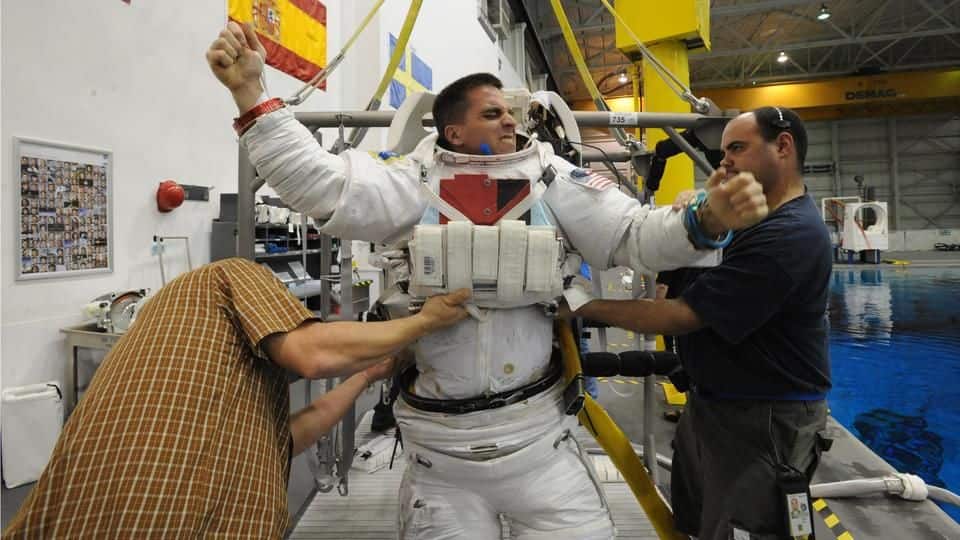 A Spacesuit that helps to keep astronauts happy