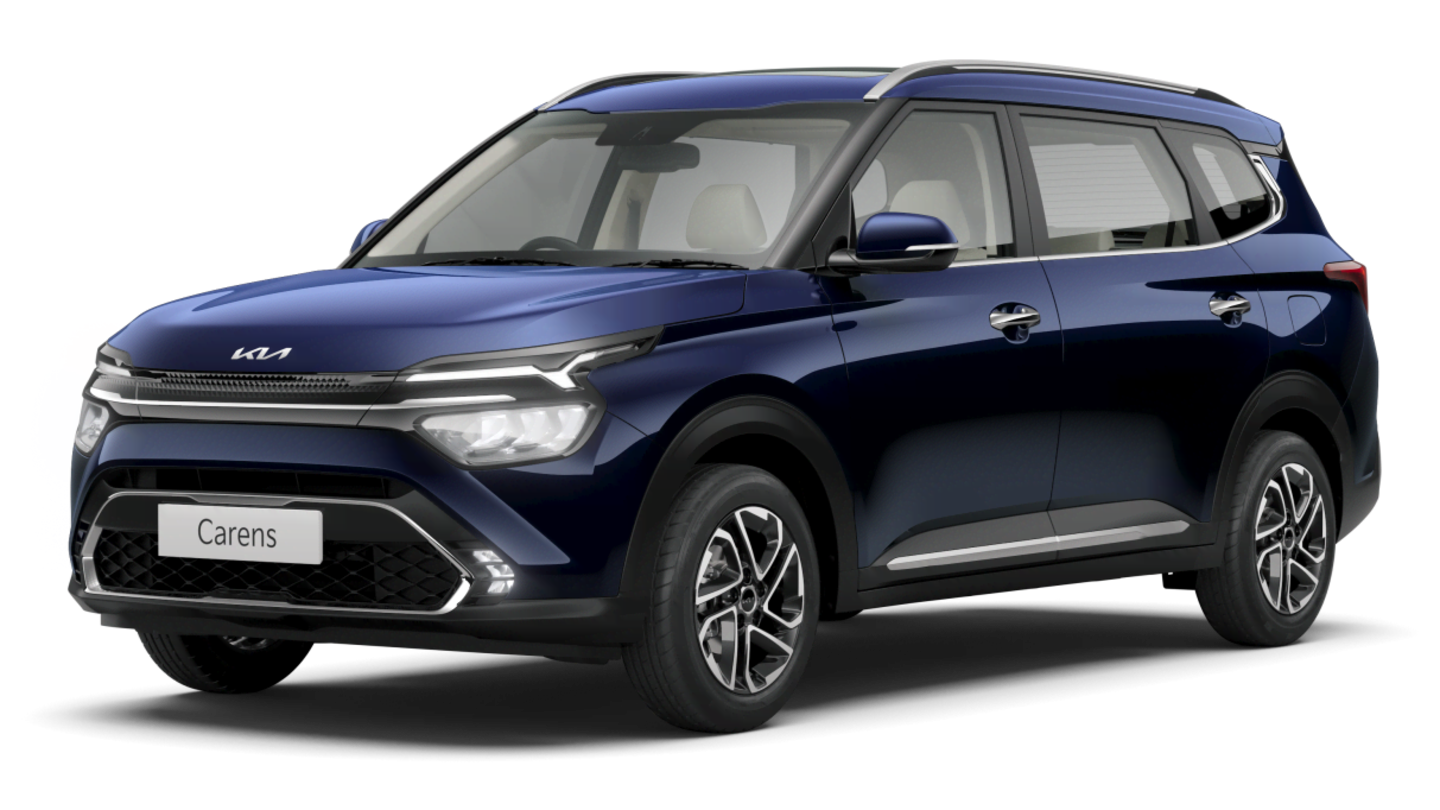 The car sports split-LED headlamps and roof rails The car sports split-LED headlamps and roof rails