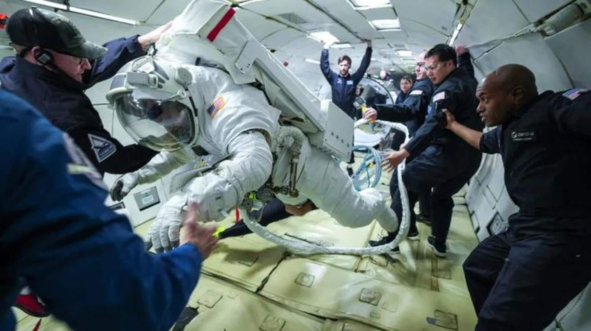 Collins Aerospace's spacesuit for NASA passes crucial microgravity test
