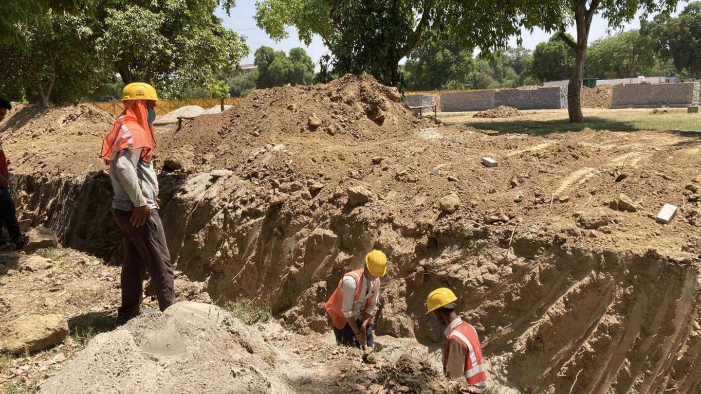 'Construction work to provide public amenities' 'Construction work to provide public amenities'