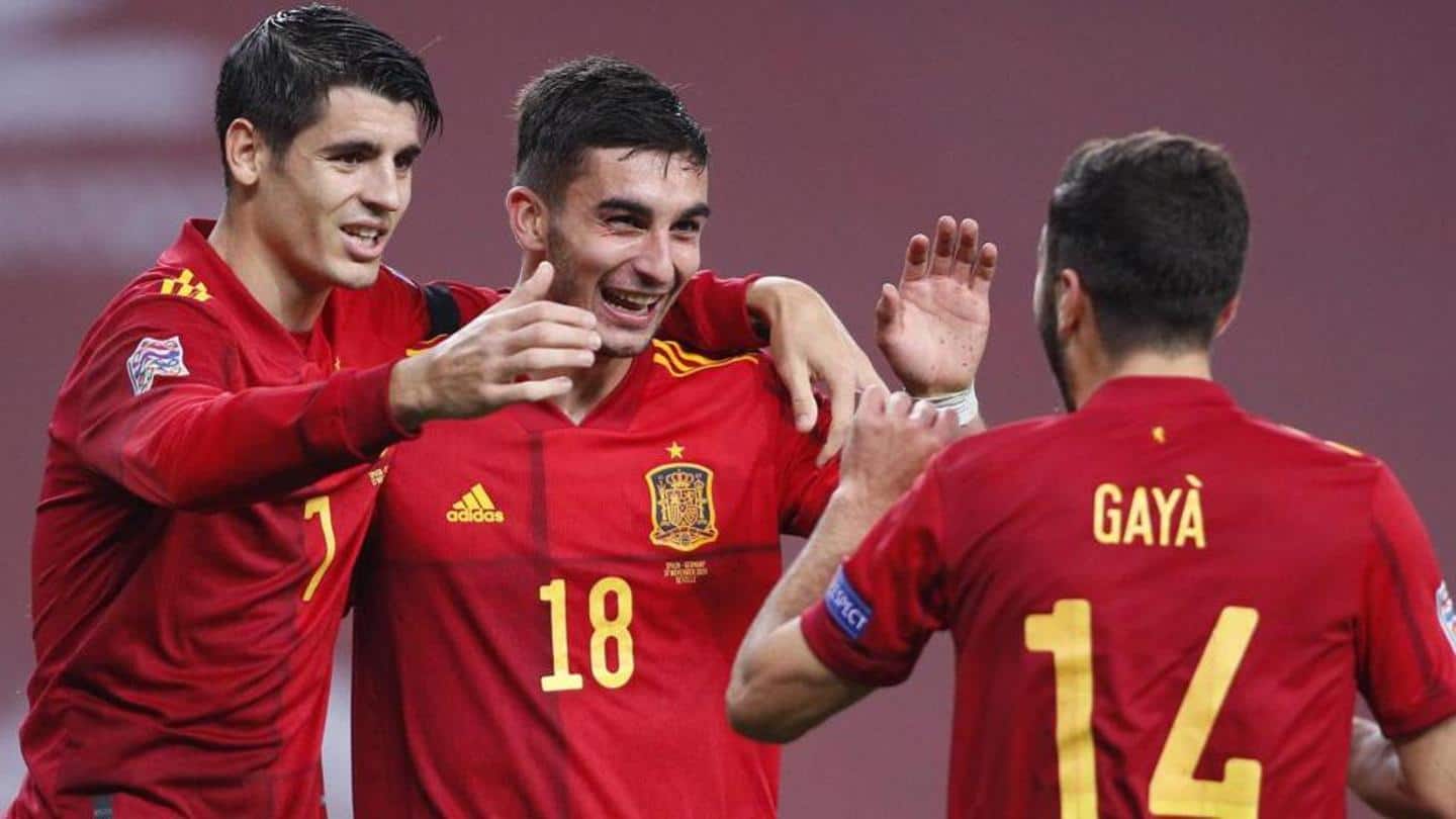 Spain will hope to build on Nations League show Spain will hope to build on Nations League show