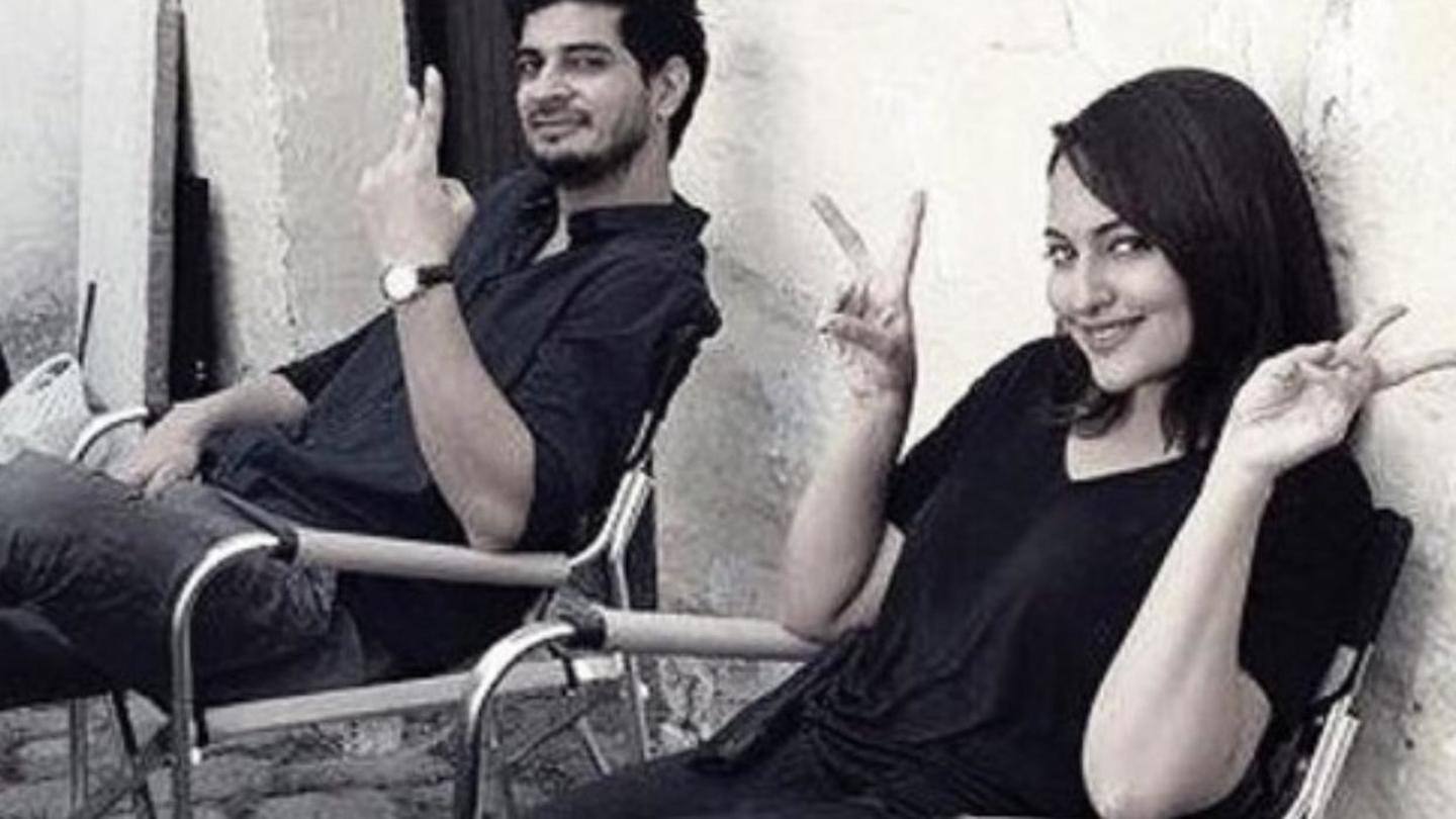 Sinha was touted to share screen with Tahir Raj Bhasin Sinha was touted to share screen with Tahir Raj Bhasin