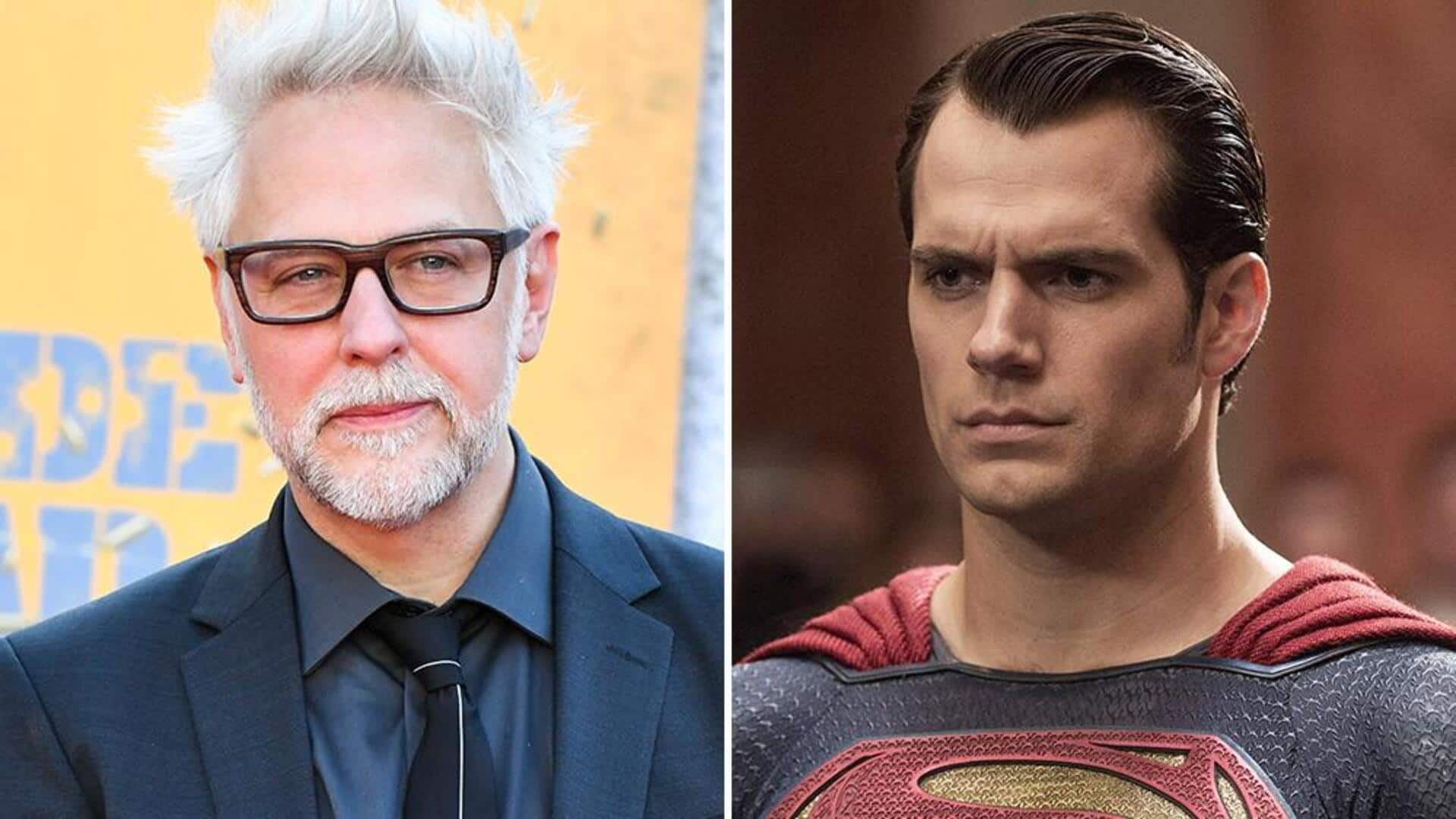 James Gunn denies 'his involvement' in Henry Cavill's DCEU exit