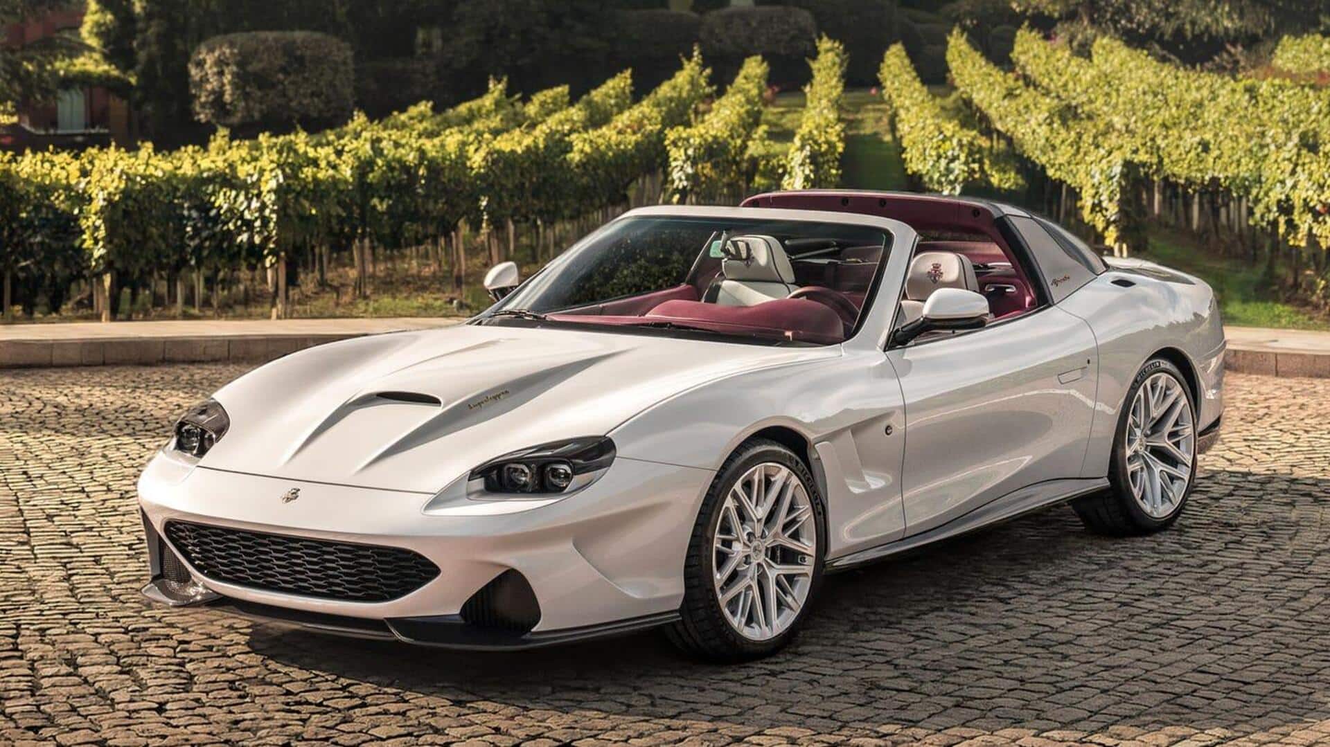 Touring Superleggera Veloce12 Aperta is a limited-run open-top supercar