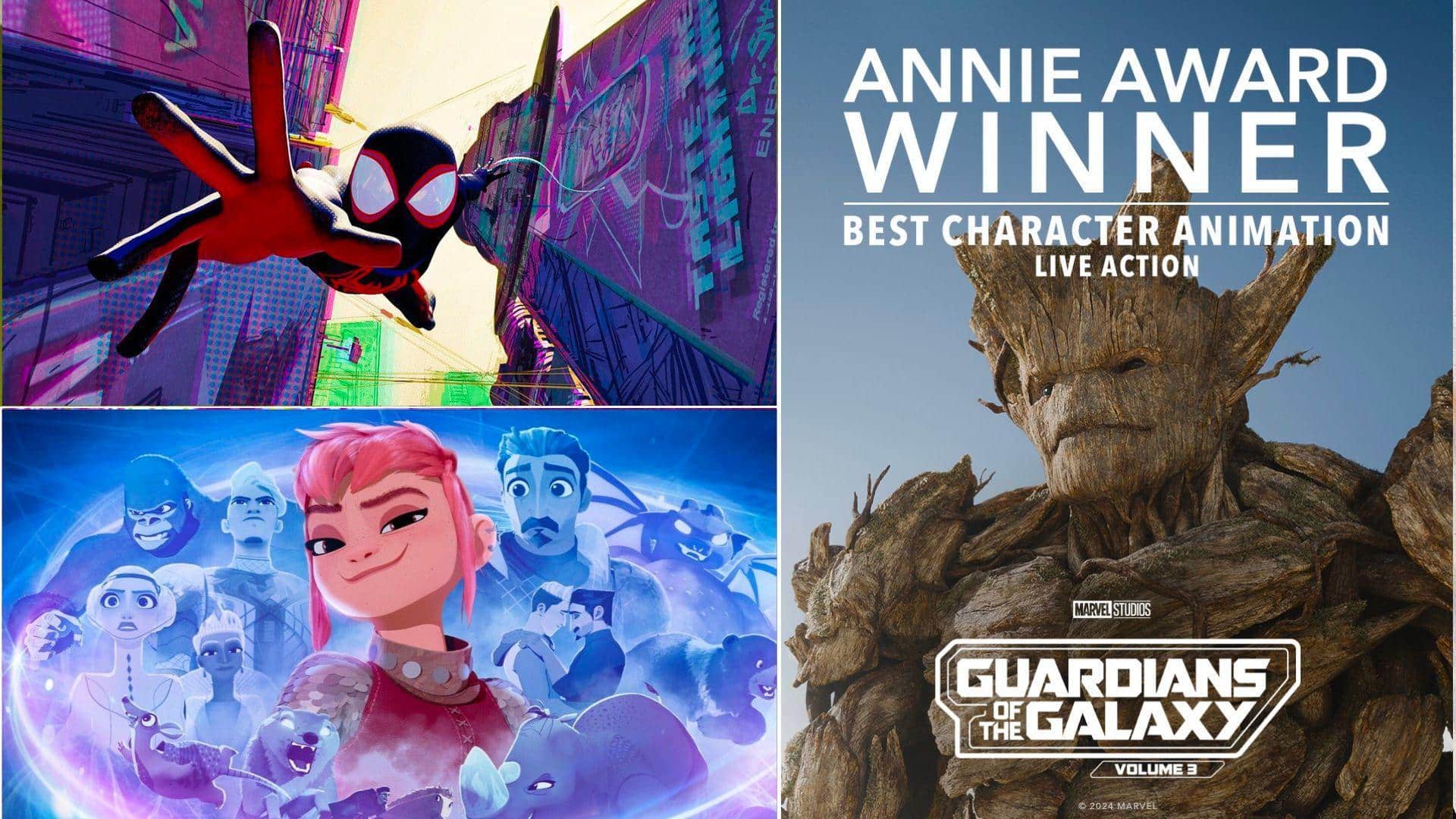 'Spider-Man Across the Spider-Verse' bags 7 Annie Awards: Other winners