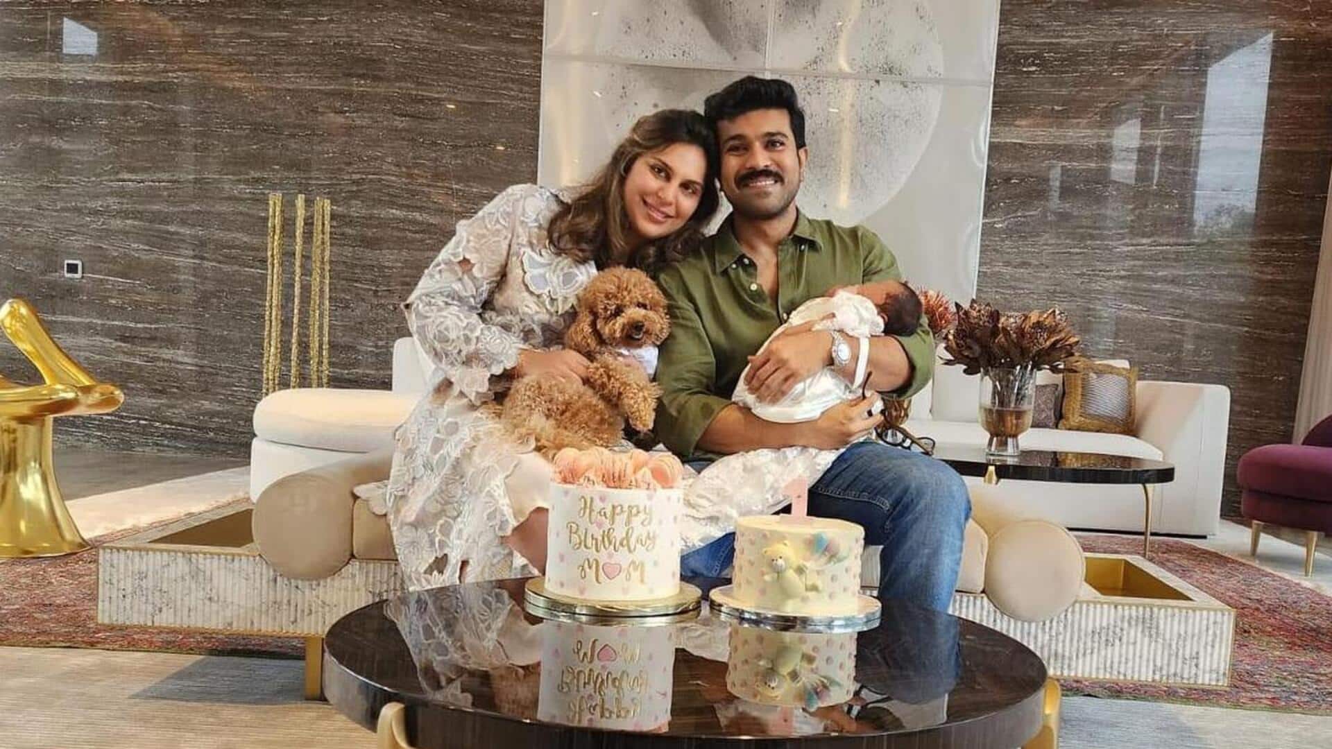 Ram Charan reveals daughter's face on Father's Day: See picture
