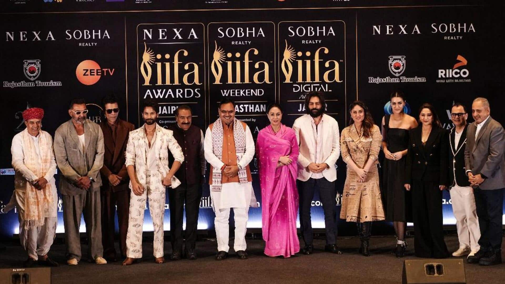 'Actors were...second-grade': Rajasthan government bashed over ₹100cr IIFA Awards budget