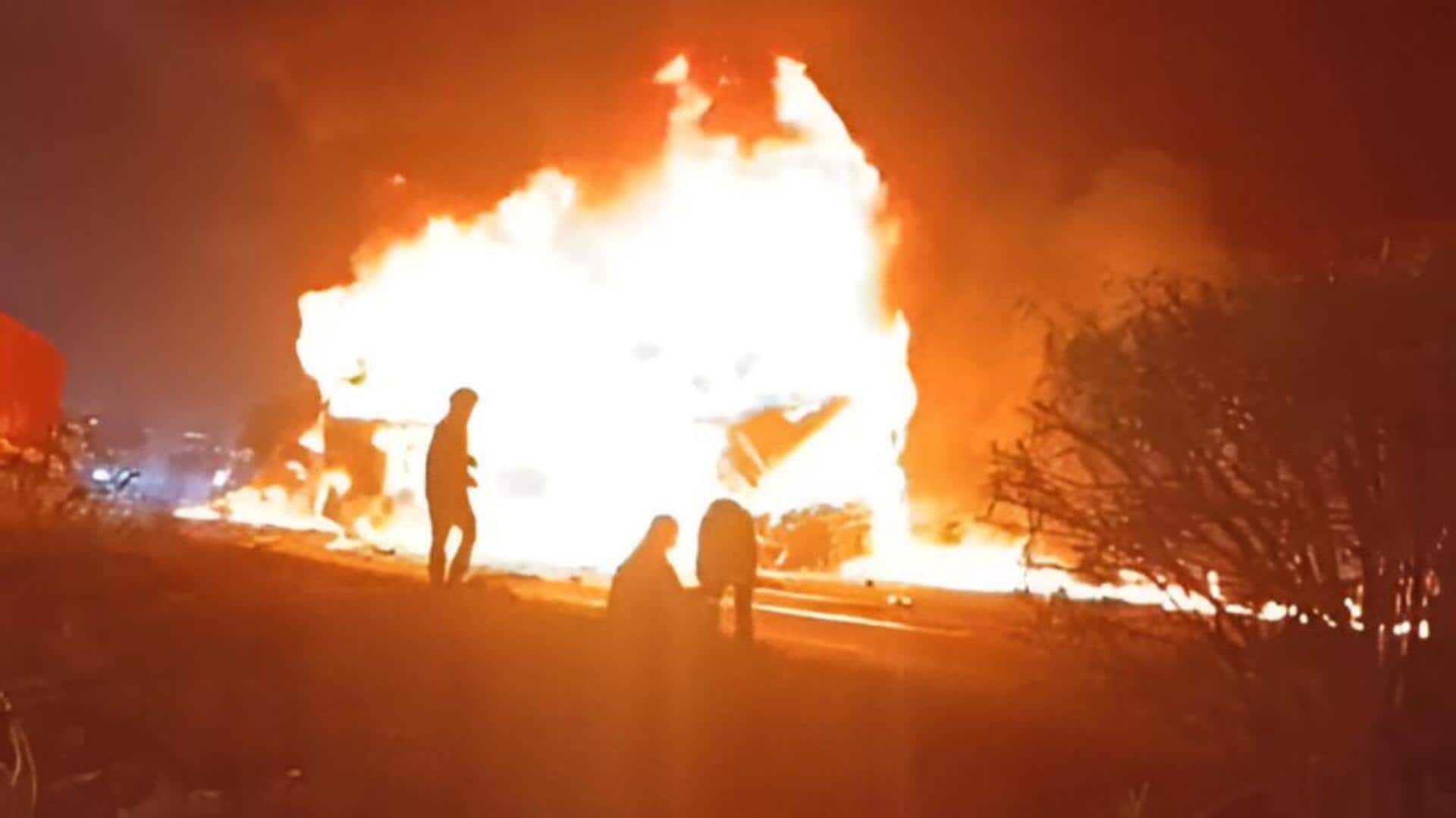 Karnataka: 10 dead, 21 injured in bus-truck collision