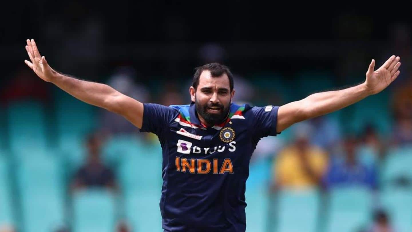 Mohammed Shami ruled out of T20I series versus Australia