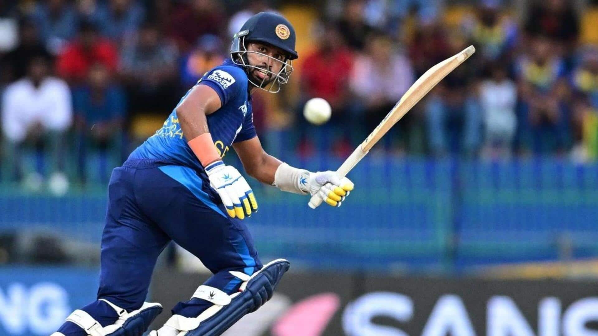 ICC World Cup: Sadeera Samarawickrama clocks his second fifty-plus score