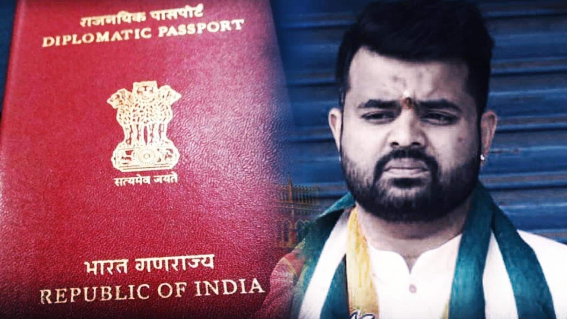 MEA processing request to revoke Prajwal Revanna's diplomatic passport: Report