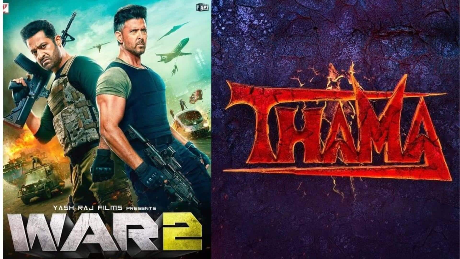 'Thama' teaser to screen with Hrithik's 'War 2' 'Thama' teaser to screen with Hrithik's 'War 2'