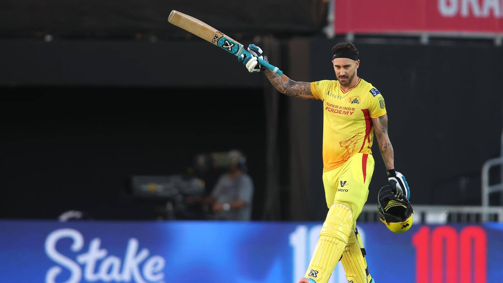 Faf du Plessis scripts numerous records with 4th MLC ton 