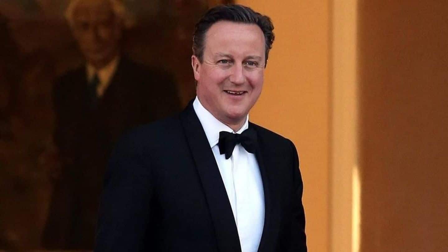 Former PM Cameron takes first regular job after leaving office
