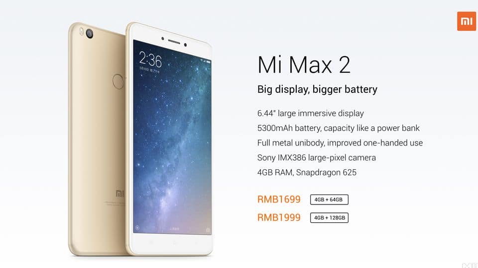 Xiaomi Mi Max 2 is now Rs. 1000 cheaper!