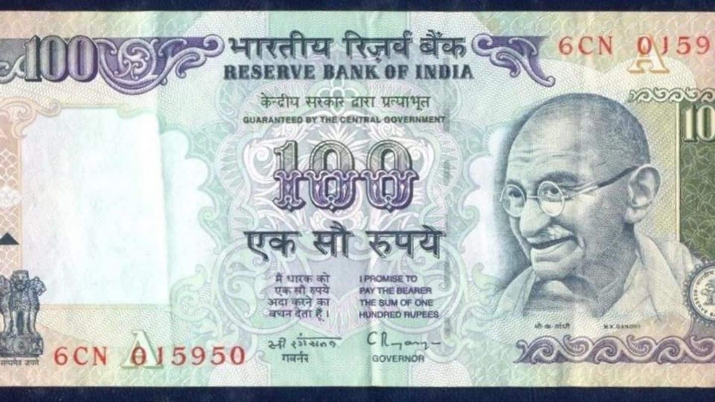 RBI to print new Rs. 100 notes from April 2018