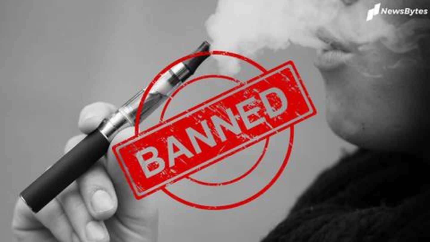 Government has banned e-cigarettes in India, announces Nirmala Sitharaman