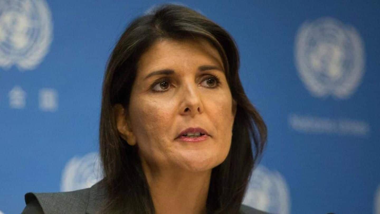 Nikki Haley: Indian-American US ambassador to UN 'resigns'