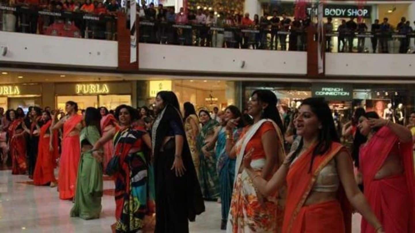 Saree flash mob to mark women empowerment at Delhi mall