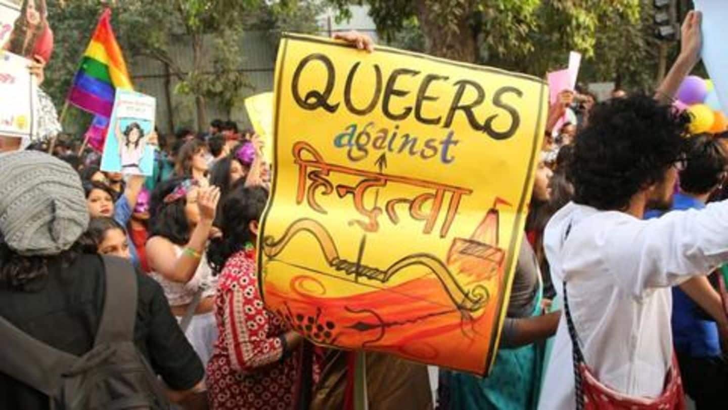 How has the fight of LGBT community turned against Hindutva