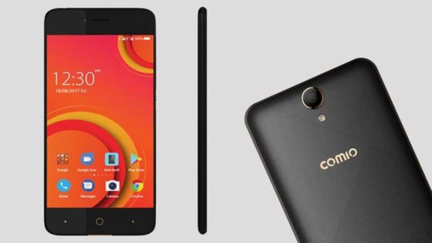 Mid-segment phone Comio C2 gets launched, priced at Rs. 7,199