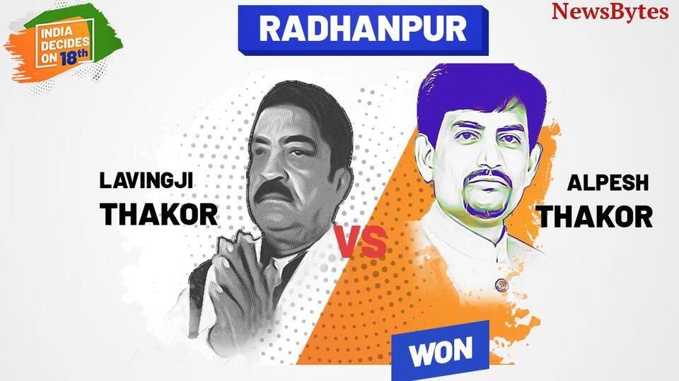 OBC activist Alpesh Thakor wins Radhanpur OBC activist Alpesh Thakor wins Radhanpur