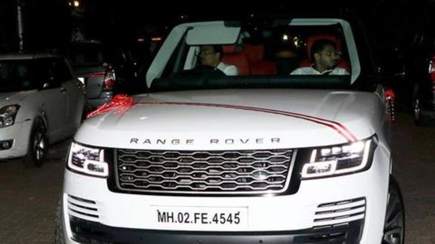 Dutt's new Ranger Rover car is highly expensive Dutt's new Ranger Rover car is highly expensive
