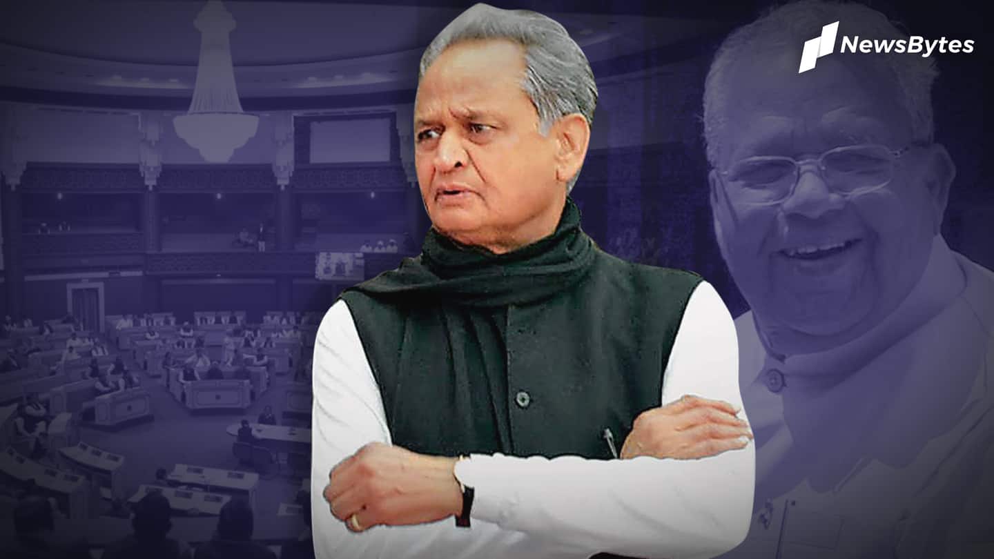 Rajasthan crisis: Gehlot meets Governor, Congress MLAs stage dharna