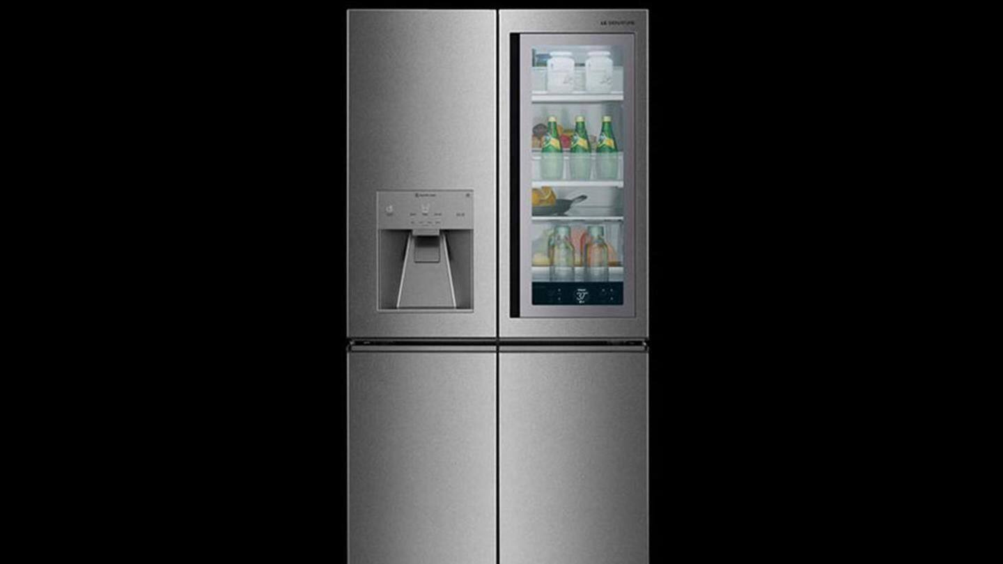 LG SIGNATURE Instaview, the door-in-door fridge LG SIGNATURE Instaview, the door-in-door fridge