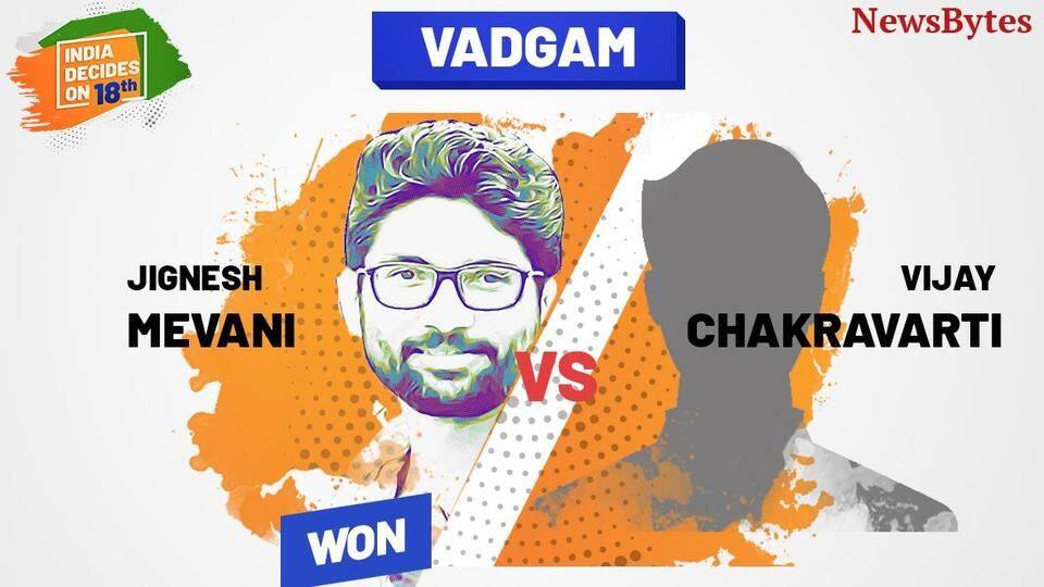Dalit activist Jignesh Mevani wins his first-ever election Dalit activist Jignesh Mevani wins his first-ever election