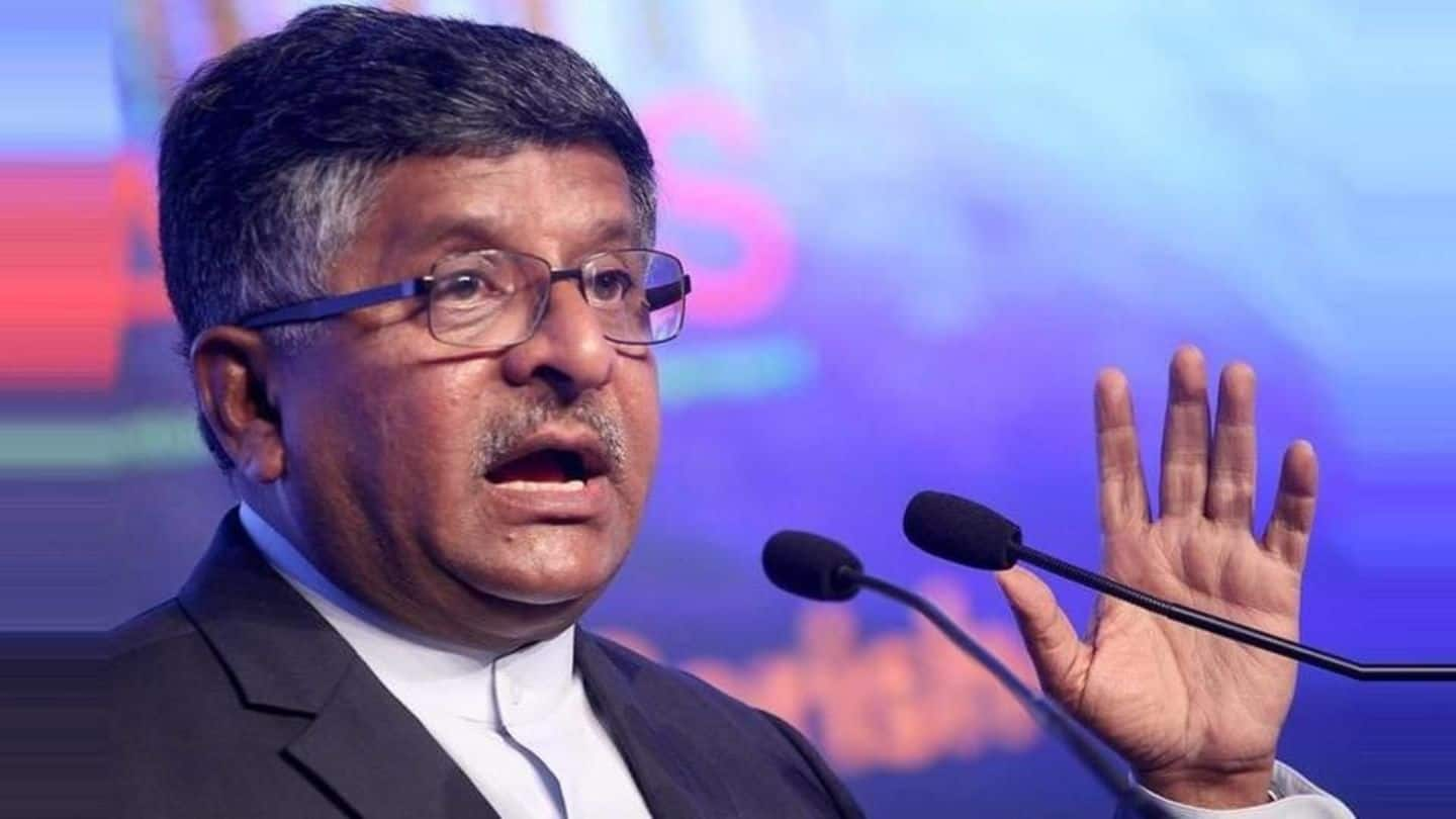 Ravi Shankar Prasad: Cybersecurity standards for mobile phones almost ready