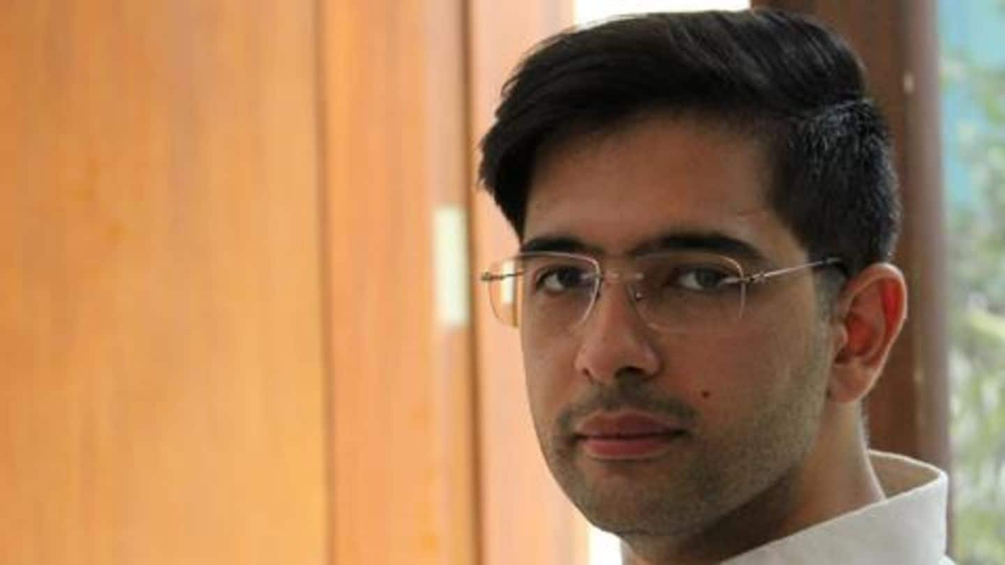 #NewsBytesExclusive: 'Will drink venom to defeat BJP,' says Raghav Chadha