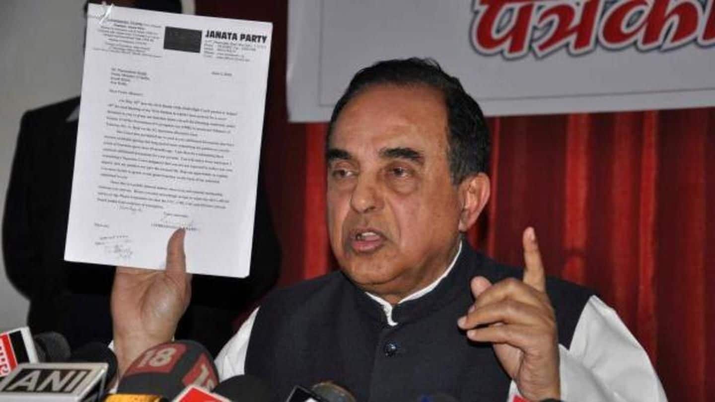 Subramanian Swamy won't forgo his salary unlike colleagues
