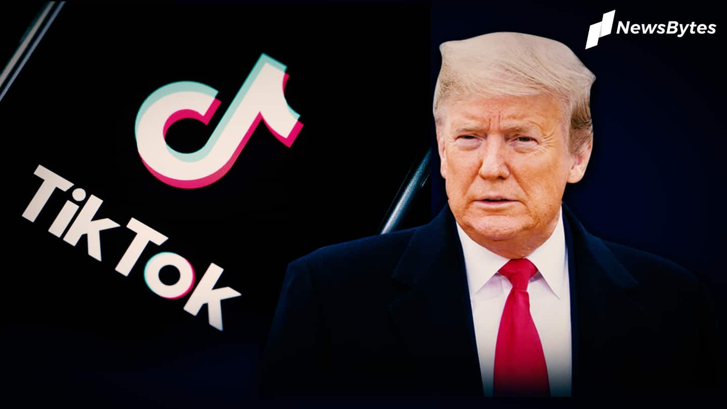 NewsBytes Briefing: Trump signs order banning business with TikTok's parent