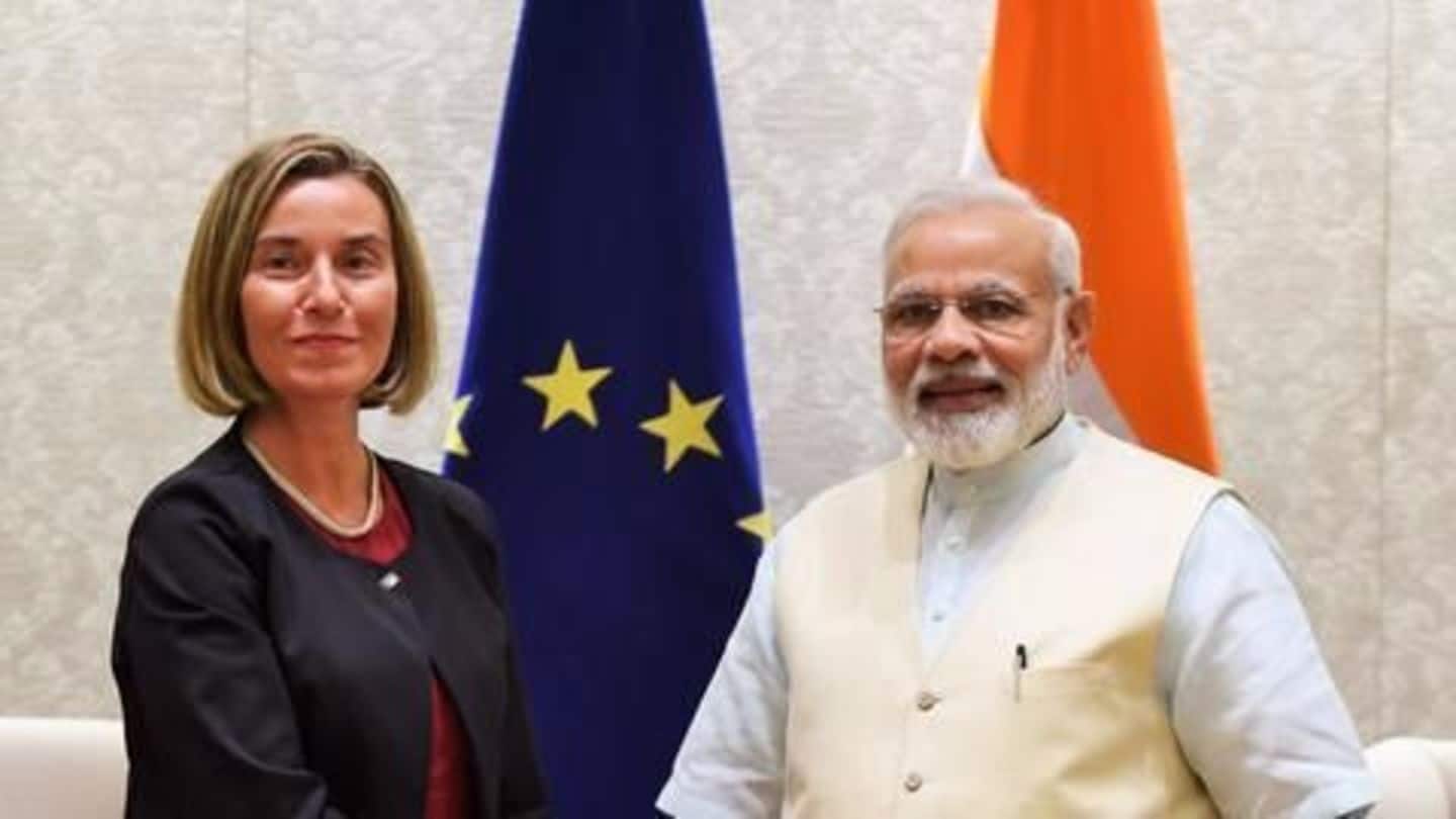 European Union, India strengthen ties; Vow to jointly fight terror