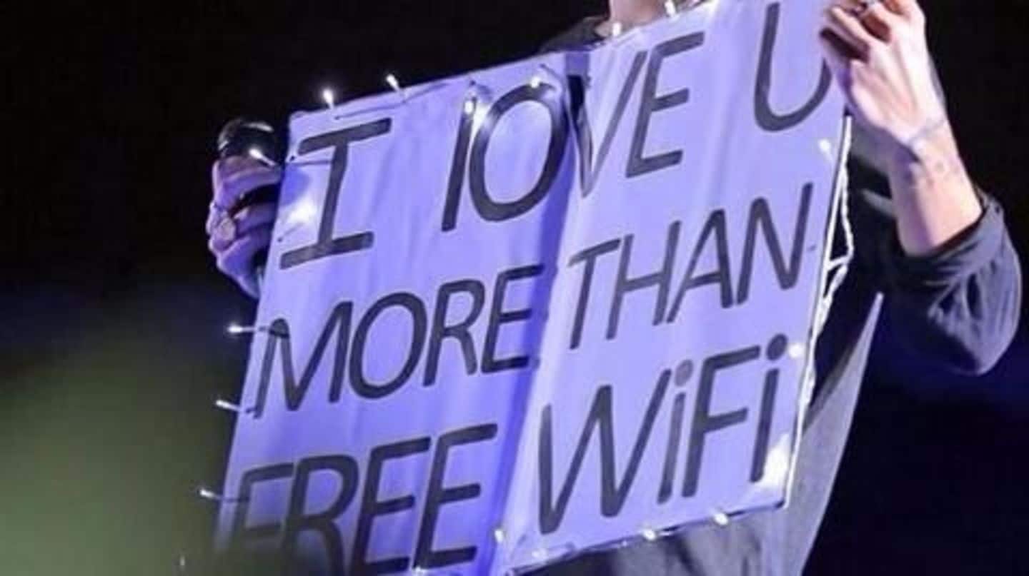 Happiness is free Wi-Fi! But would you risk personal data?