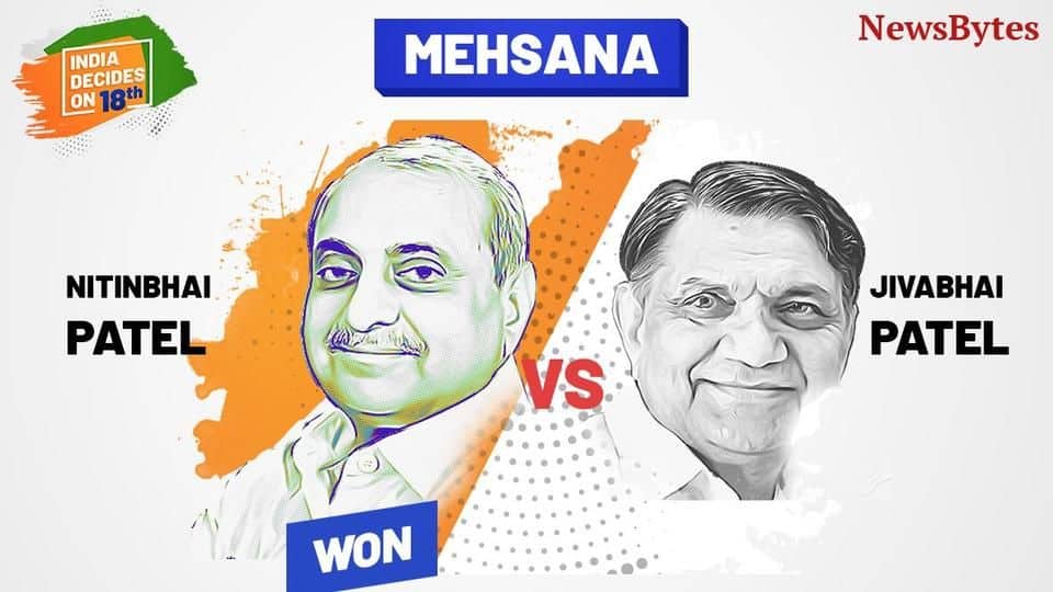 Deputy CM Nitin Patel manages to hold onto Mehsana Deputy CM Nitin Patel manages to hold onto Mehsana