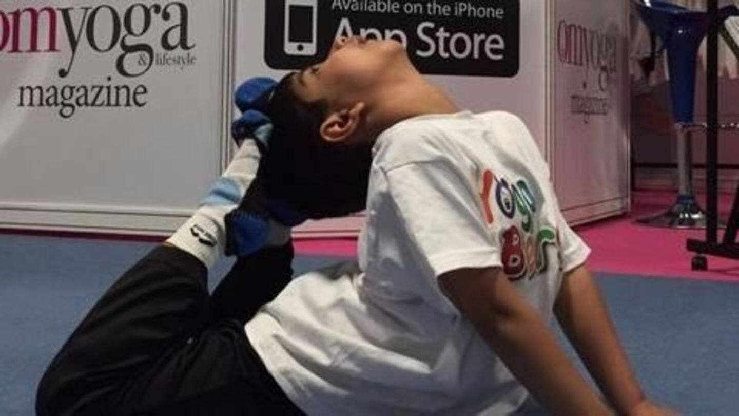 Seven-year-old Indian origin boy wins yoga championship in UK