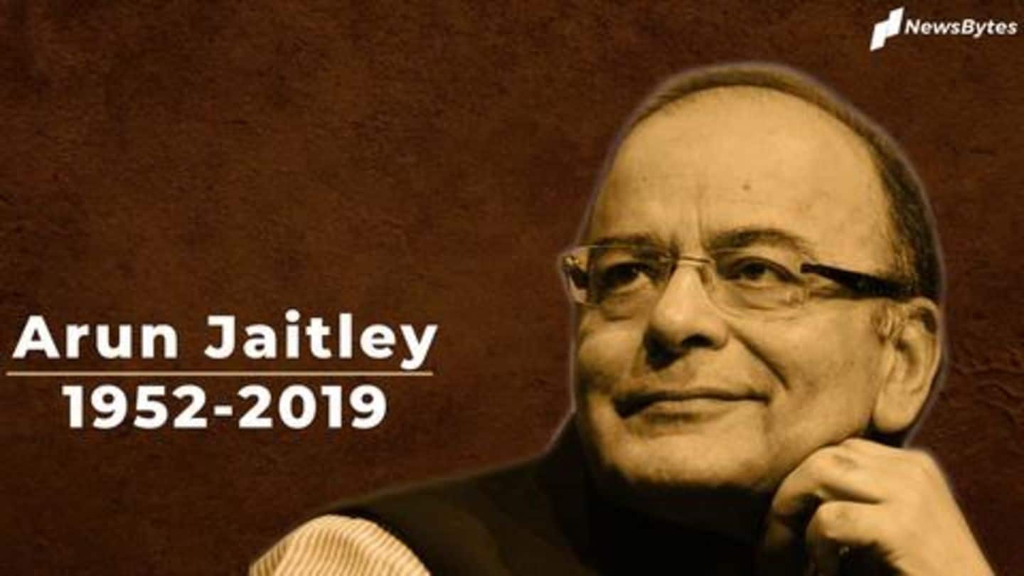 BJP's troubleshooter and stalwart, Arun Jaitley cremated with state honors
