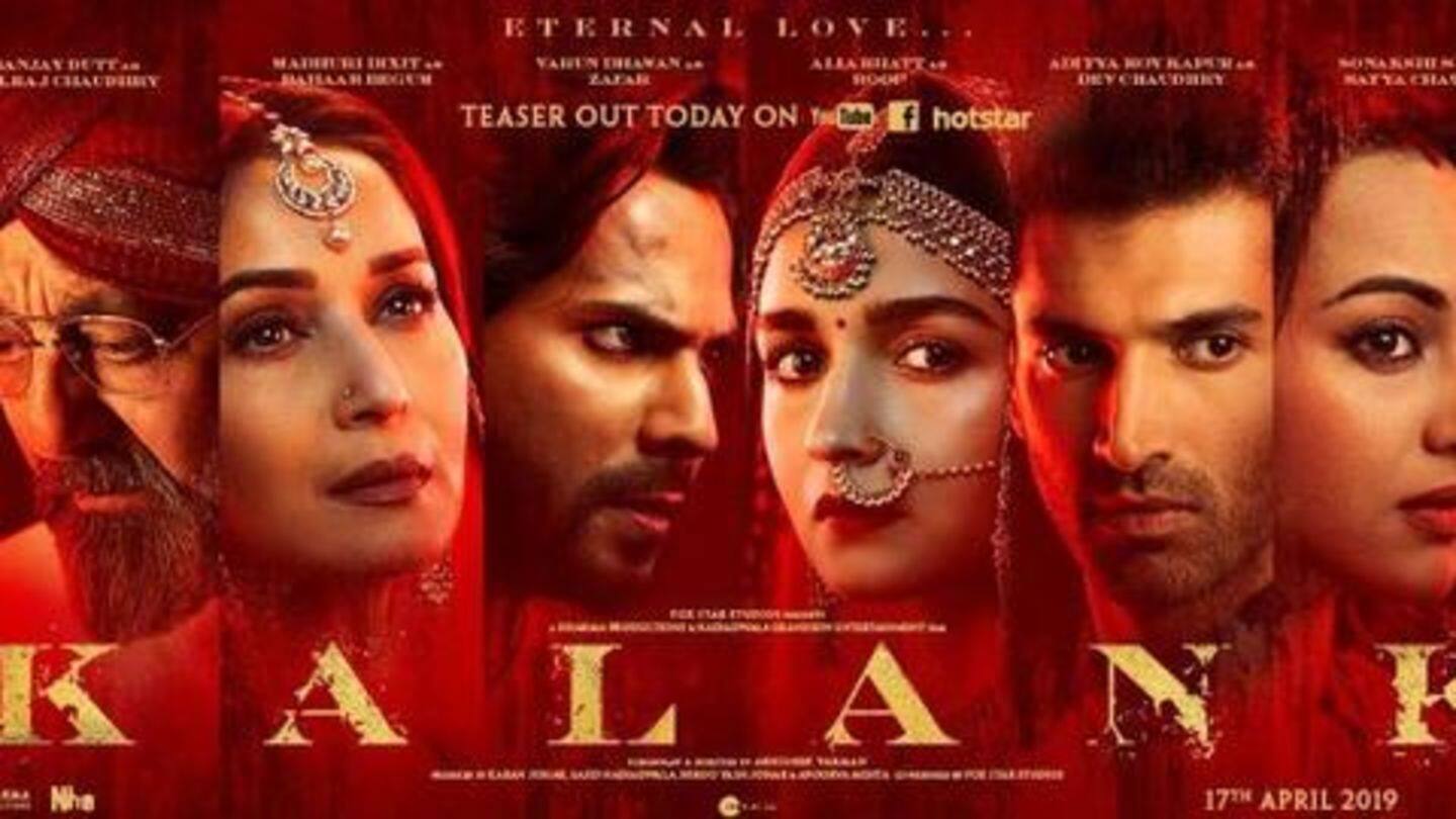 'Kalank' gets new release date to capitalize on extended weekend 'Kalank' gets new release date to capitalize on extended weekend