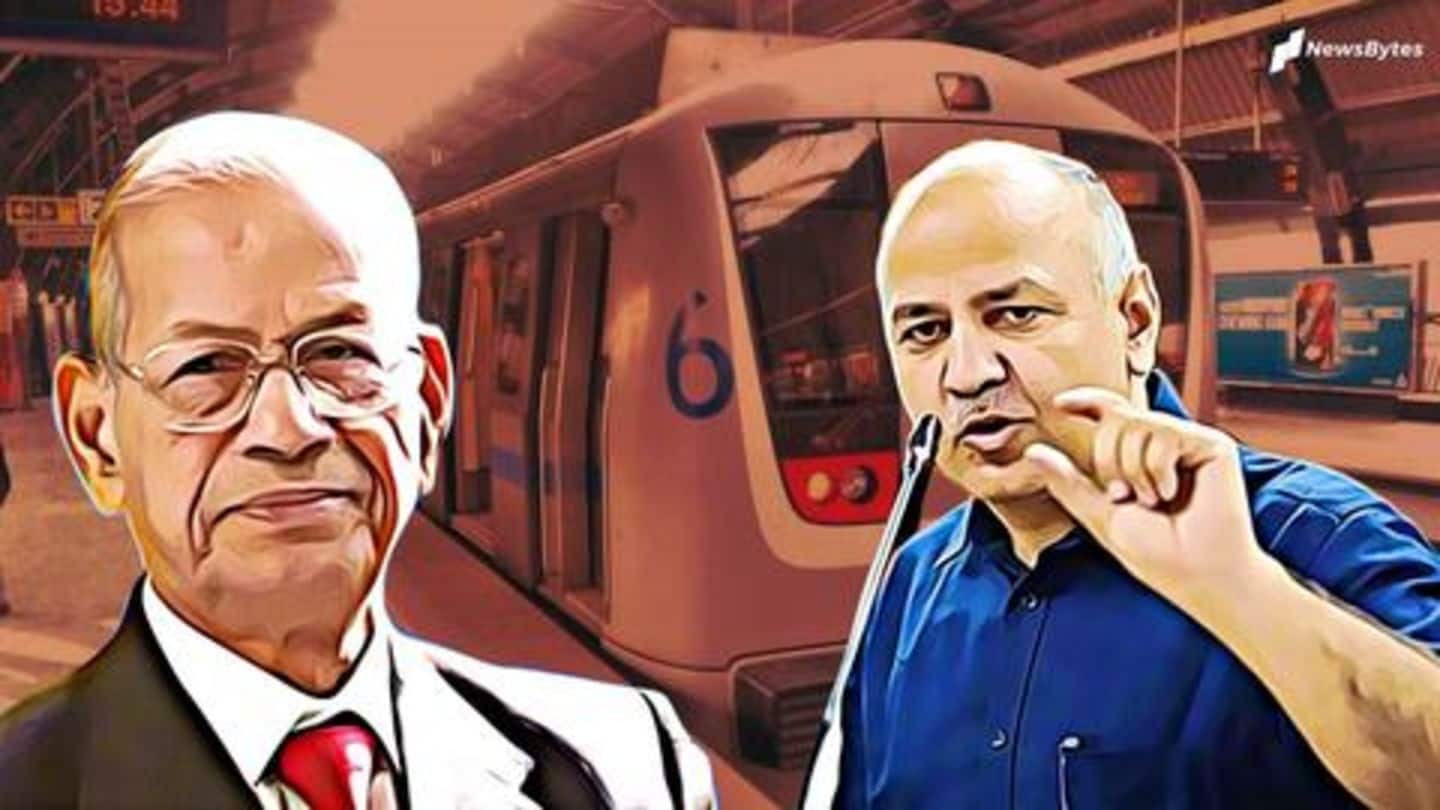 Free rides an election gimmick: Metro Man Sreedharan tells Sisodia